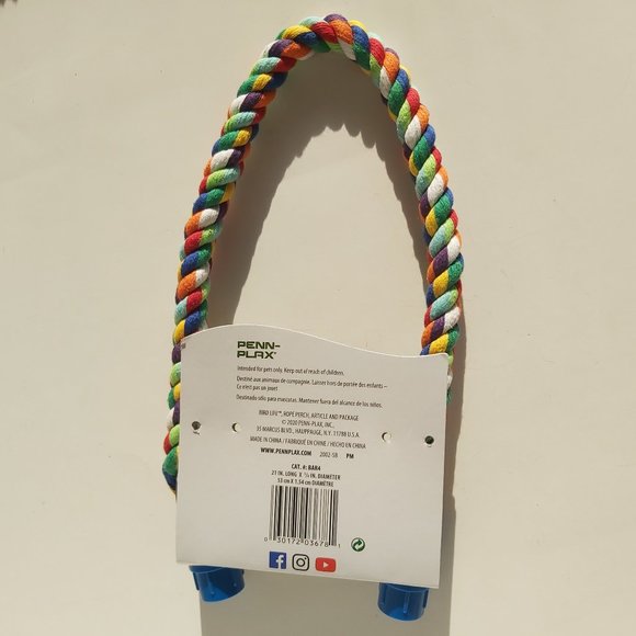 *3/$20* Rope Perch 21" bendable *New w/ defect* - Picture 6 of 8